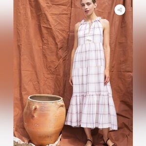 Mii Collection Gabrielle Les Madras Plaid Dress